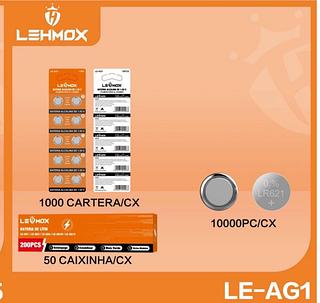 pilha LR621/AG1/364 Cartela com 10 unidades
