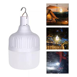 80W Lâmpadas Led Bulbo Branco Frio Recarregável para Emergência