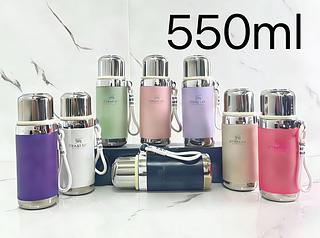 ￼Garrafa térmica água e café 550ml copo térmico especial de presente de grande capacidade de aço inoxidável 316