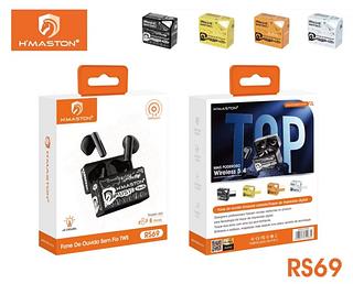Fone Sem Fio De Ouvido Blouteooth H´maston Original rs-69