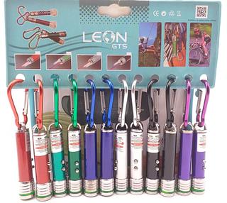 1cxcom12ps Laser 3 IN1 / Laser Potente , Lanterna Chaveiro（pacote12pc）