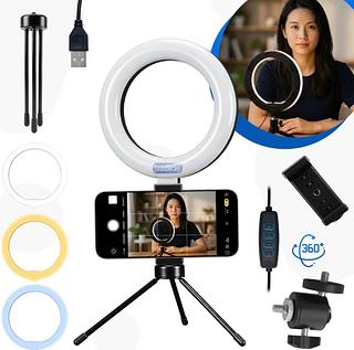 Luz De Preenchimento Ao Vivo Anel De Luz Led 6 Pol Ring Ligh