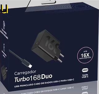 carrecador motorola saida tyoe-c cabo type-c turbo 168w qualidade