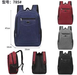 Mochila Unissex Notebook Resistente Água para Viagem ou Escola Compartimento interno acolchoado para Notebook Ming