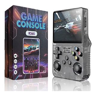 ￼Console Portátil R36S + de 15.000 Jogos Vídeo Game 64g Linux Tela Grande