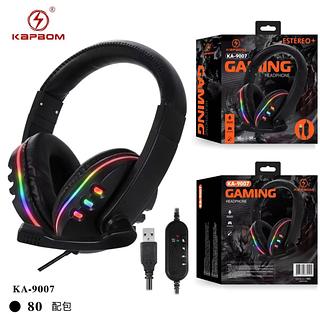 Fone De Ouvido Usb Headphone Estério Pc Notebook Led