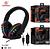 Fone De Ouvido Usb Headphone Estério Pc Notebook Led