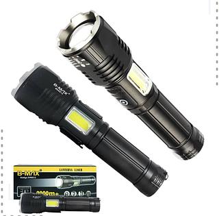 Lanterna Led Potente 2000x De Mão Pequena Alumínio Luz Forte