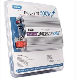 nversor Automotivo De Tensão 12v Para 220v 500w Carro 60hz