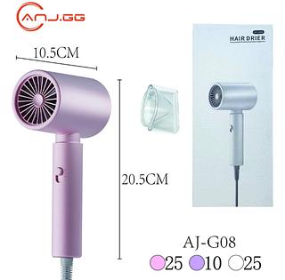 Secador De Cabelo Iônico, Secagem Rápida E Fácil De Transportar Para Viagens E Uso Doméstico 110V