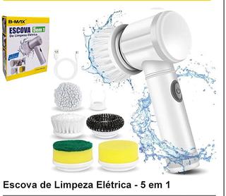 • Bateria dura em média 30 minutos • Lavar Louças, Lavar Banheiro, Lavar Carros, Limpar fogão, geladeira, sofá, janelas, tênis uma infinidade de coisas—Bmax F998