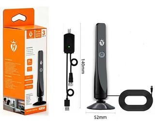 Antena tv Interna de TV Digital HD 3M nova