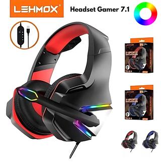 ￼Fone De Ouvido Headset Gamer Pc Celular USB Headphone Com Microfone Lehmox Lef-1210