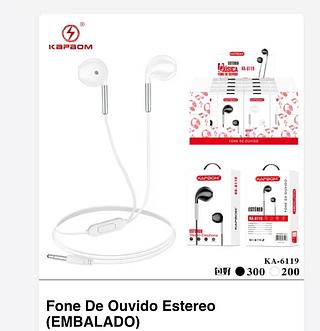 fone de ouvido sterea earphone muito alto—KAPBOM