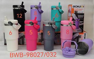 garrafa termica 600ml Com palha marca stanley