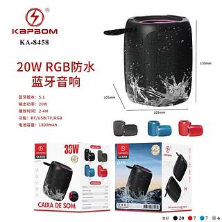 Caixa Caixinha De Som Tws Bluetooth Usb À Prova D'água Nov 20wRGB