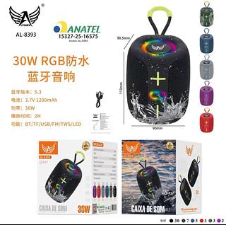 Caixinha De Som Bluetooth Com Led Portatil Externo Som Alto Grave Radio