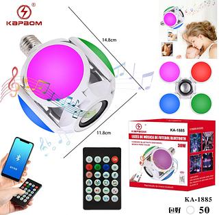Lâmpada Musical de Led Som BT 30w