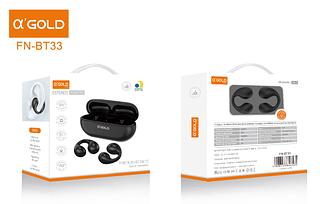 ￼Fone De Ouvido Bluetooth Sem Fio Earcuffs Esportivo A'GOLD