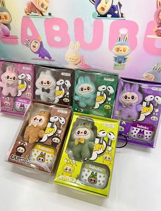 Fone bluetooth Labubu Airpods pro com estojo personalizado