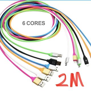 cabo iphone turbo groso 2m 2.0a clorido