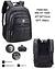Mochila Notebook Alça Cabo De Aço + Cabos Auxiliar Usb cabo auxiliar para fone Ouvido UNISSEX+ Bloqueio de senha
