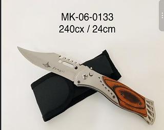 ￼Faca pequena aço inox canivete vários modelos 24cm