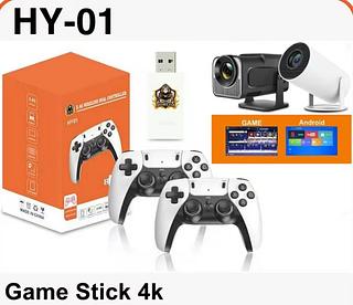 Game Stick HDmi USB Game Stick Branco HY01 2 controle 2 Entradas e 2 Saídas