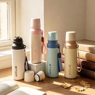 Copo Térmico 750ml Inoxidável Duplo Beber, Design Elegante, Tampa, Ideal para Estudantes e Profissionais（bp-11061）