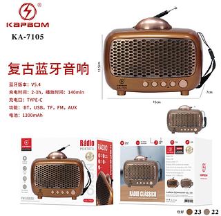 Radio portatil Relojio Bluetooth Am Fm Sd Usb