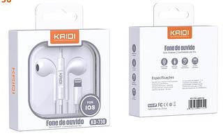 Kaidi origilao Fone Ouvido iPhone 7 /8 /x/xs /11 12 Bluetooth Lightning