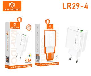 Carregador Fonte para iPhone Turbo Rapido 4.1A+ PD Tipo C Usb 2 Entradas