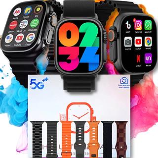 NOVO 2025 7bocela Relógio Smartwatch Hw Ultra2 4/5g C/chip 2 Câmeras Wifi