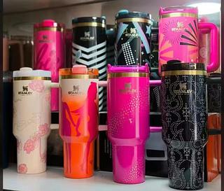 Venda quente STANLEY Novo Estilo Alça Copo 40oz Copo de Carro Série Barbie Alça Copo Térmico 1200ml