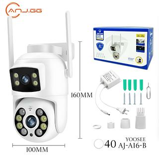 ￼Câmera De Segurança Lente Dupla APP YOOSEE WiFi 360 Sensor Visão Noturna Externa Envio Imediato-a31