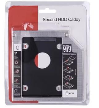 ￼Adaptador Caddy Segundo Hd Ssd Sata P/ Notebook Drive 9.5mm