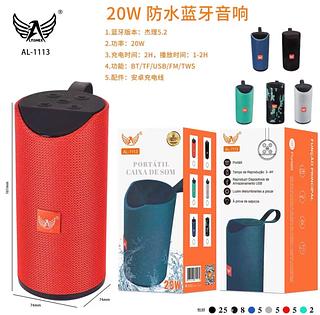 Caixa De Som Portatil, Bluetooth Al-1113 Altomex
