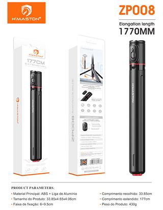 Bastão De Salto HMASTON Bluetooth selfie stick Integrado 1.77M，No Chão