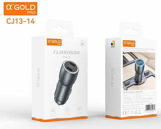 Carregador Veicular Turbo 60W 9.1A 2Entra PD Typec—AGOLD
