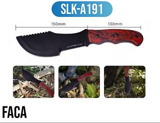 ￼Faca De Pesca Caveira Churrasco Luxo Fulltang Inox Super Afiada 28cm