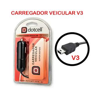 Carregador Veicular Dotcell DC-CVV3 V3 Rápido Original 12V 24V