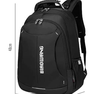 b ￼IAO WANG Original Mochila Impermeável resistente Notebook Unisex Faculdade Viagem