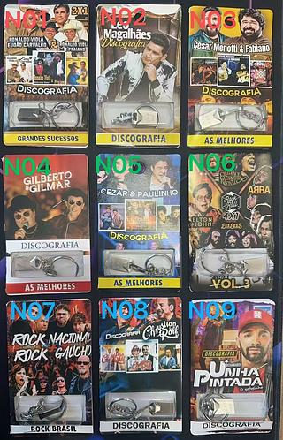 MINI pendriv materiais ferro com 600-1000musica (ha um numero em cada imagem)