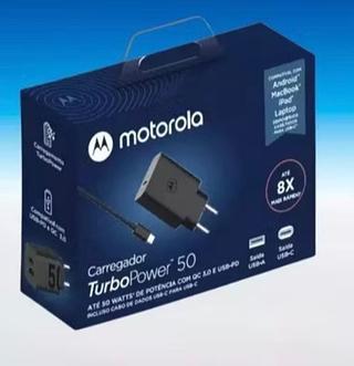 carrecador motorola saida tyoe-c cabo type-c turbo 50w Top