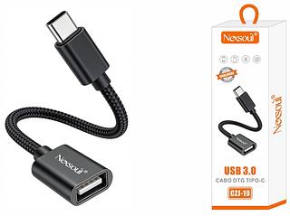 Cabo Usb 3.0 Femea Para Type C Otg Top