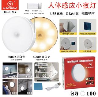 Sensor Iluminaria De Presença Led Luz Noturna Inteligente