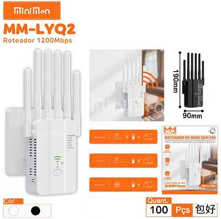 Repetidor Wifi 1200m 6 Antenas Roteador Amplificador De Sinal Modem