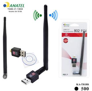 Antena Wifi 802 Adaptador Wireless 1800mb/s Usb Pc Notebook