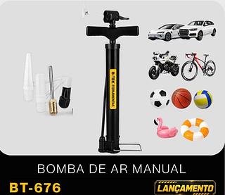 Bomba De Ar Manual Para Enche Bola Pneu Bicicleta Carro Moto（bom-8802）