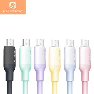 ￼H'maston SJX14 Cabo Carrega Macaron Usb Dados Turbo Celular V81Metros